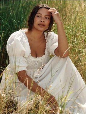 EUC Doen Ischia Dress in Salt Size XXS (hemmed)